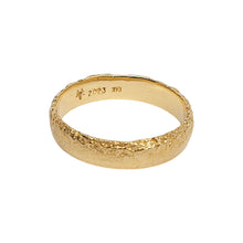 Load image into Gallery viewer, Rustic gold ring