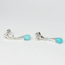 Load image into Gallery viewer, Amazonite fantasy stud earrings