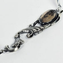 Load image into Gallery viewer, Smoky quartz fantasy hook earrings