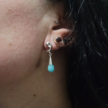 Load image into Gallery viewer, Amazonite fantasy stud earrings