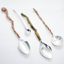 Load image into Gallery viewer, Date Palm Shoot Spoon (curled end version)