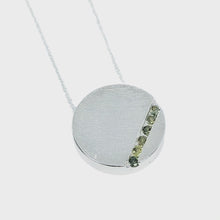 Load image into Gallery viewer, UnEarthed Facets channel set style slider pendant