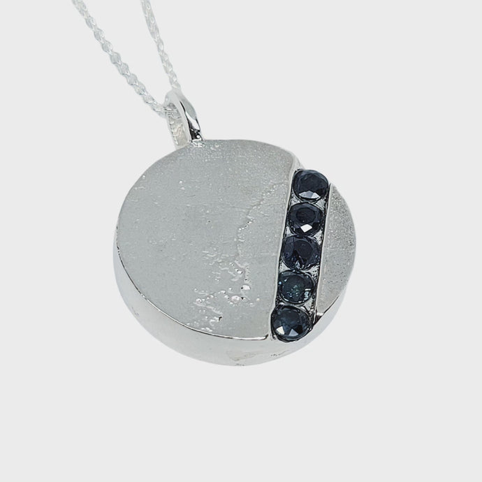 UnEarthed Facets channel set style pendant