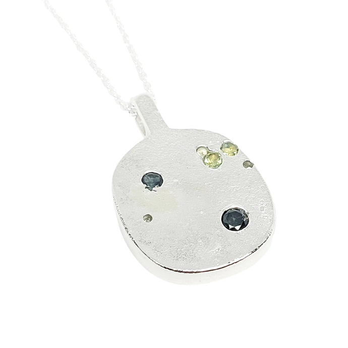 UnEarthed Facets Scattered rectangle pendant
