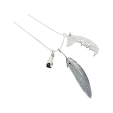 Load image into Gallery viewer, GoblinCore Feather pendant