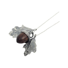Load image into Gallery viewer, GoblinCore Wood acorn pendant