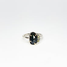 Load image into Gallery viewer, Organic Halo parti sapphire